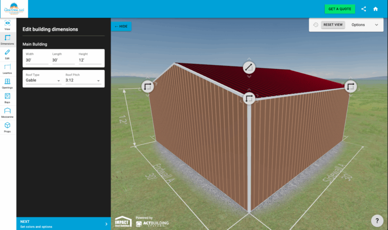 Design 3D Metal Building
